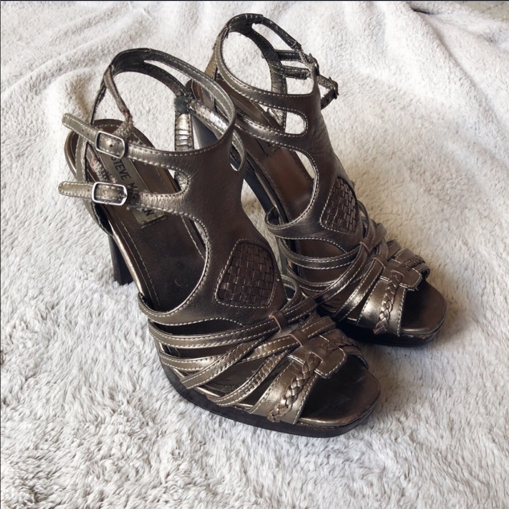 Steve Madden pizzaz leather heels